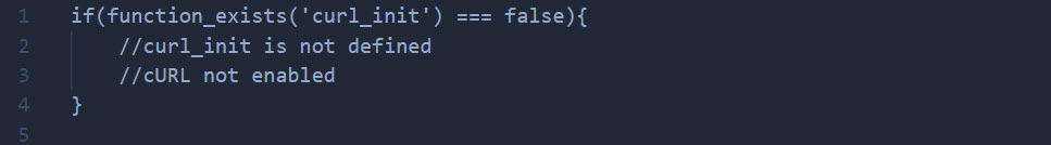 بررسی فعال بودن curl در php
